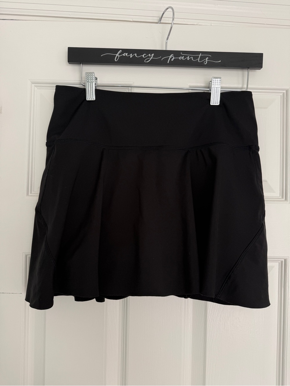 Athleta Black Tennis Skort- Size M, 13.5in
